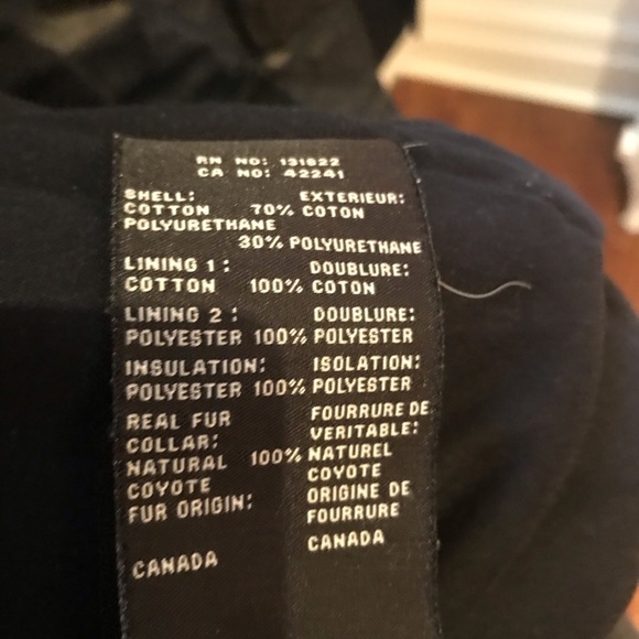 Sam black parka. Fur collar - Picture 4 of 5